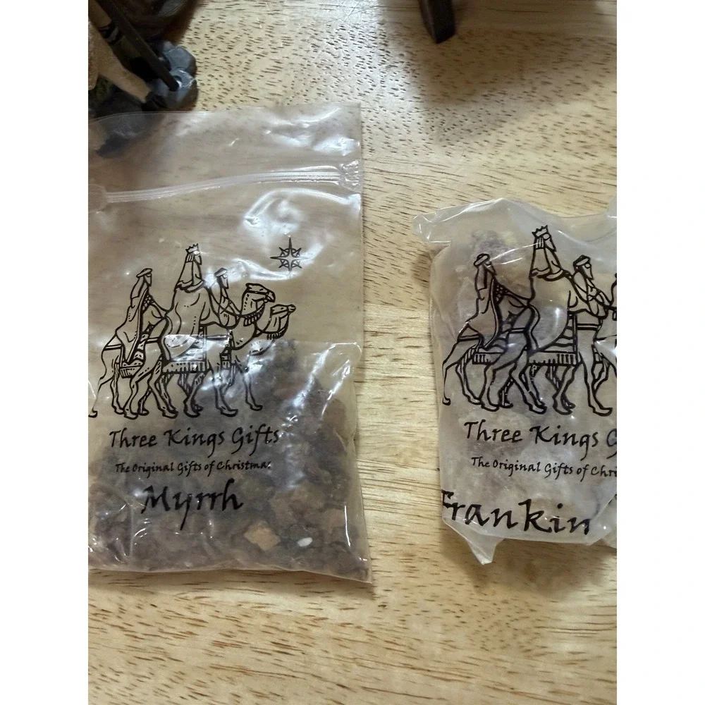 Real Life Christmas Nativity Scene 14 Pc Three‎ Kings Gifts 7 Inch Figures w/box